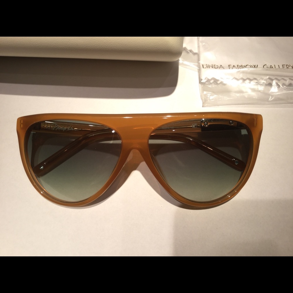 3.1 PHILLIP LIM VINTAGE SUNGLASSES brawn/ green